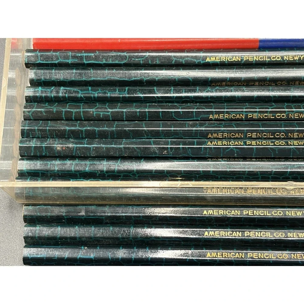Lot Of 17 Vintage American Pencil Venus Unique Drawing H/2H/HB/Red/1207/1211